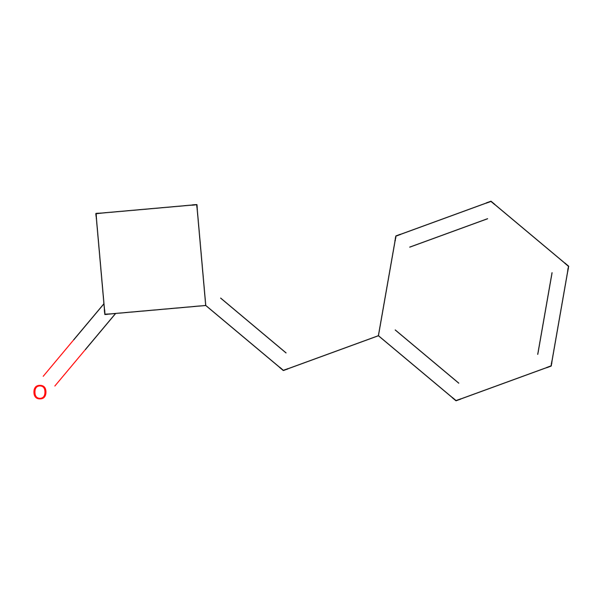 (2E)-2-(phenylmethylidene)cyclobutan-1-one molecular structure, CAS 208652-65-7