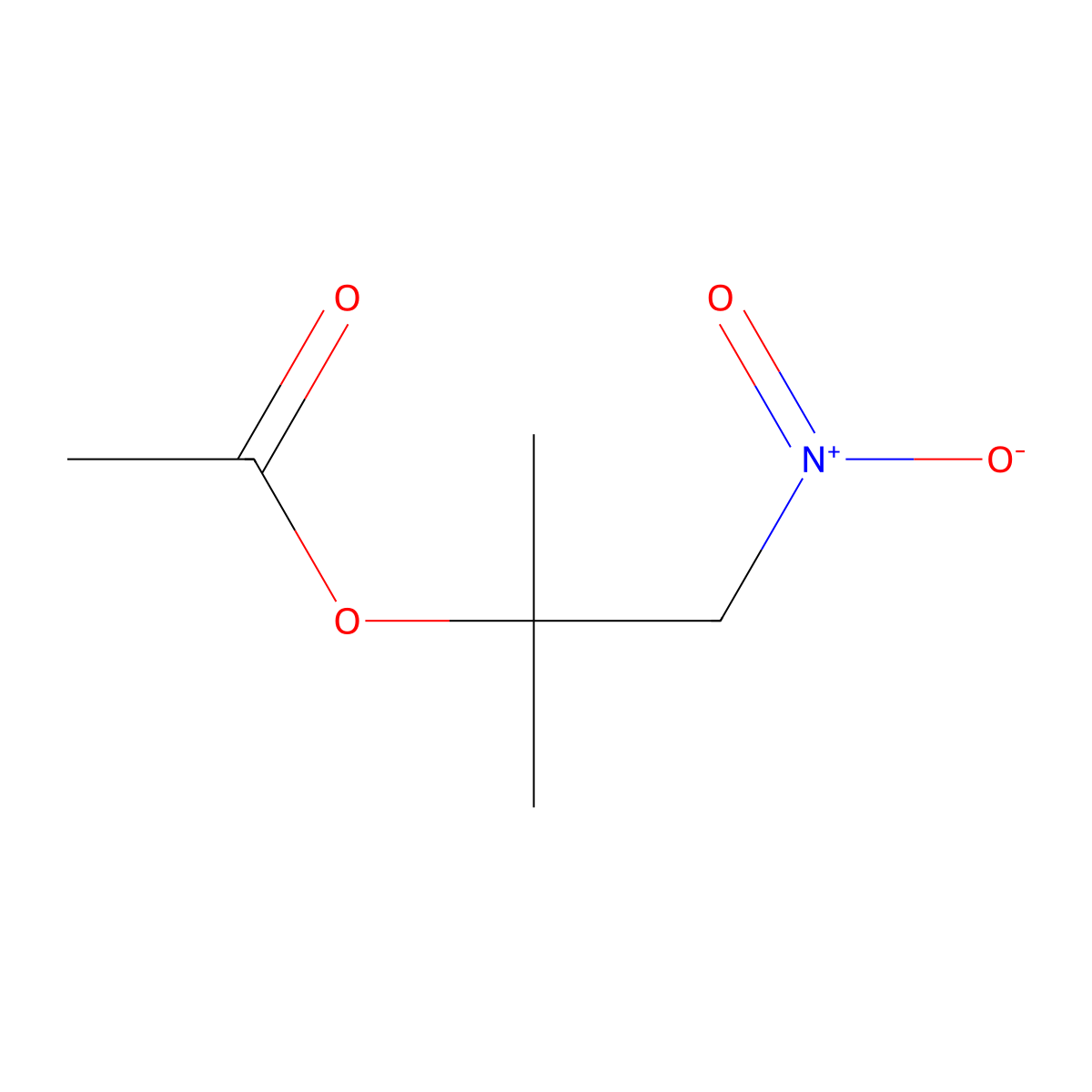 (2-Methyl-1-nitropropan-2-yl) acetate molecular structure, CAS 20867-84-9