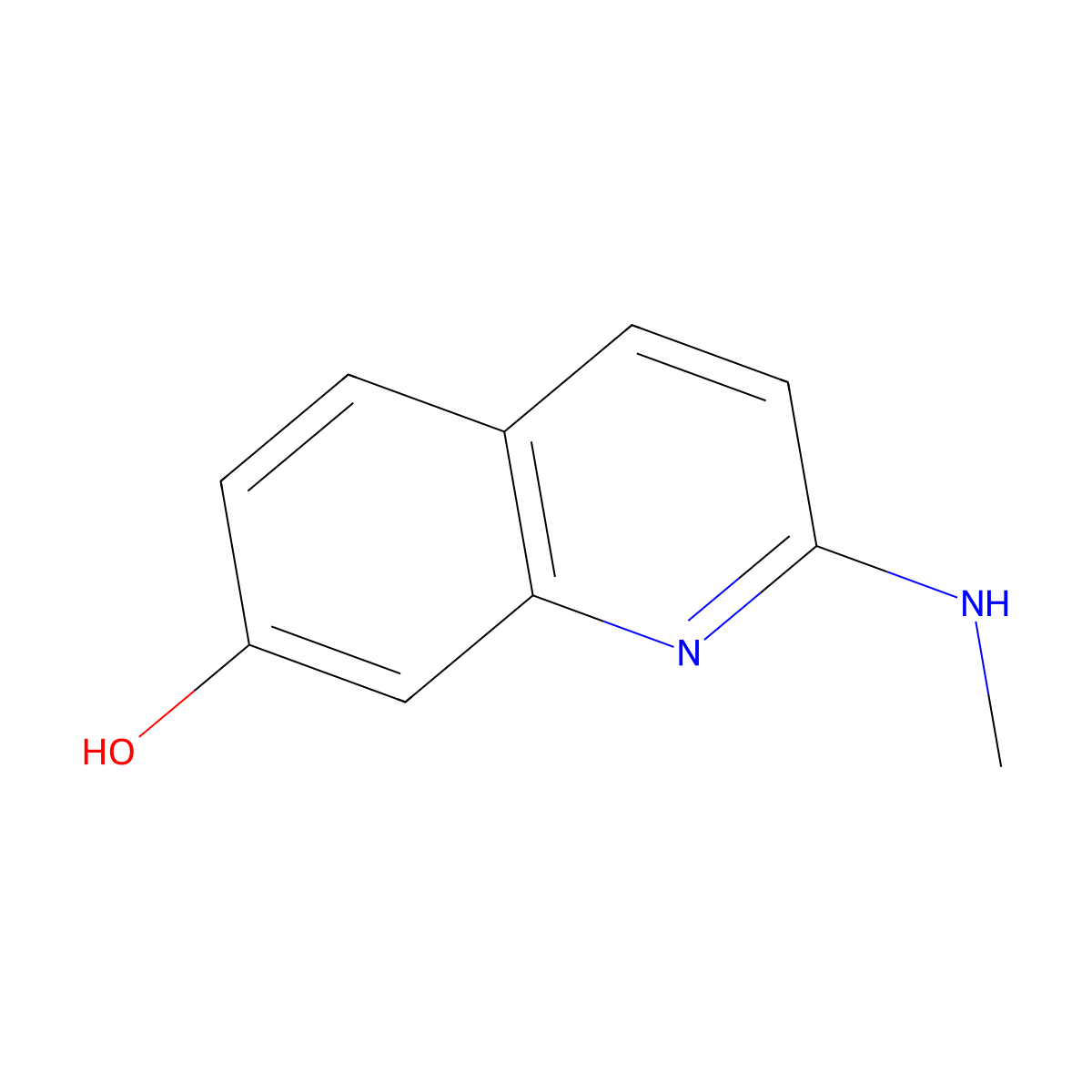 2-(Methylamino)-7-quinolinol molecular structure, CAS 2086766-55-2