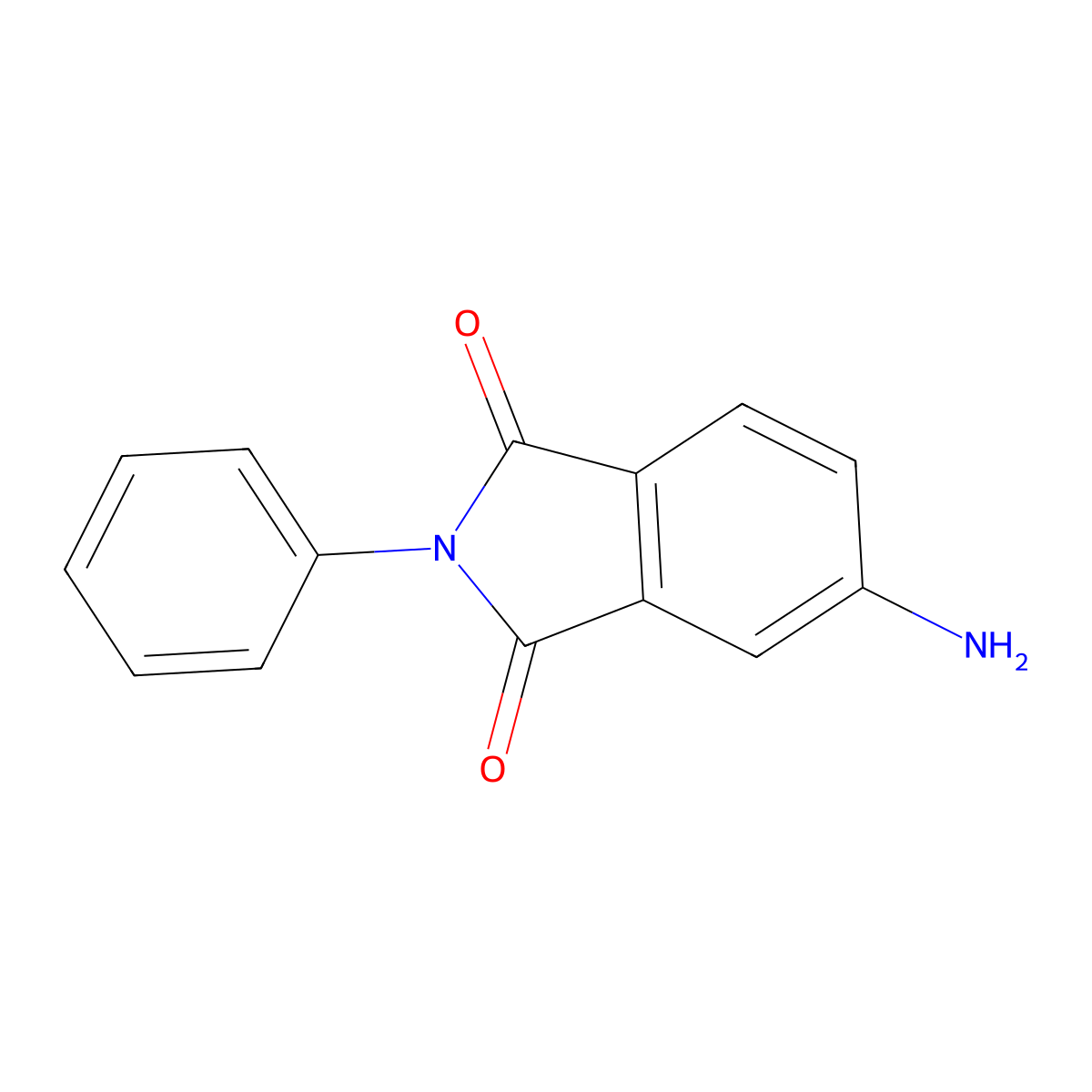 5-amino-2-phenyl-1H-isoindole-1,3(2H)-dione molecular structure, CAS 20871-03-8