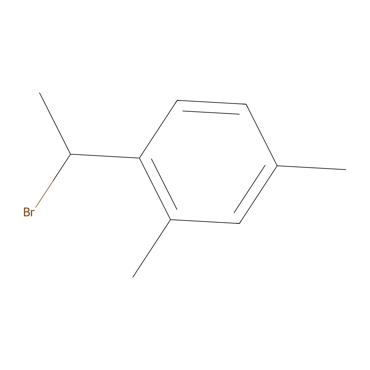 1-(1-Bromoethyl)-2,4-dimethylbenzene molecular structure, CAS 20871-92-5