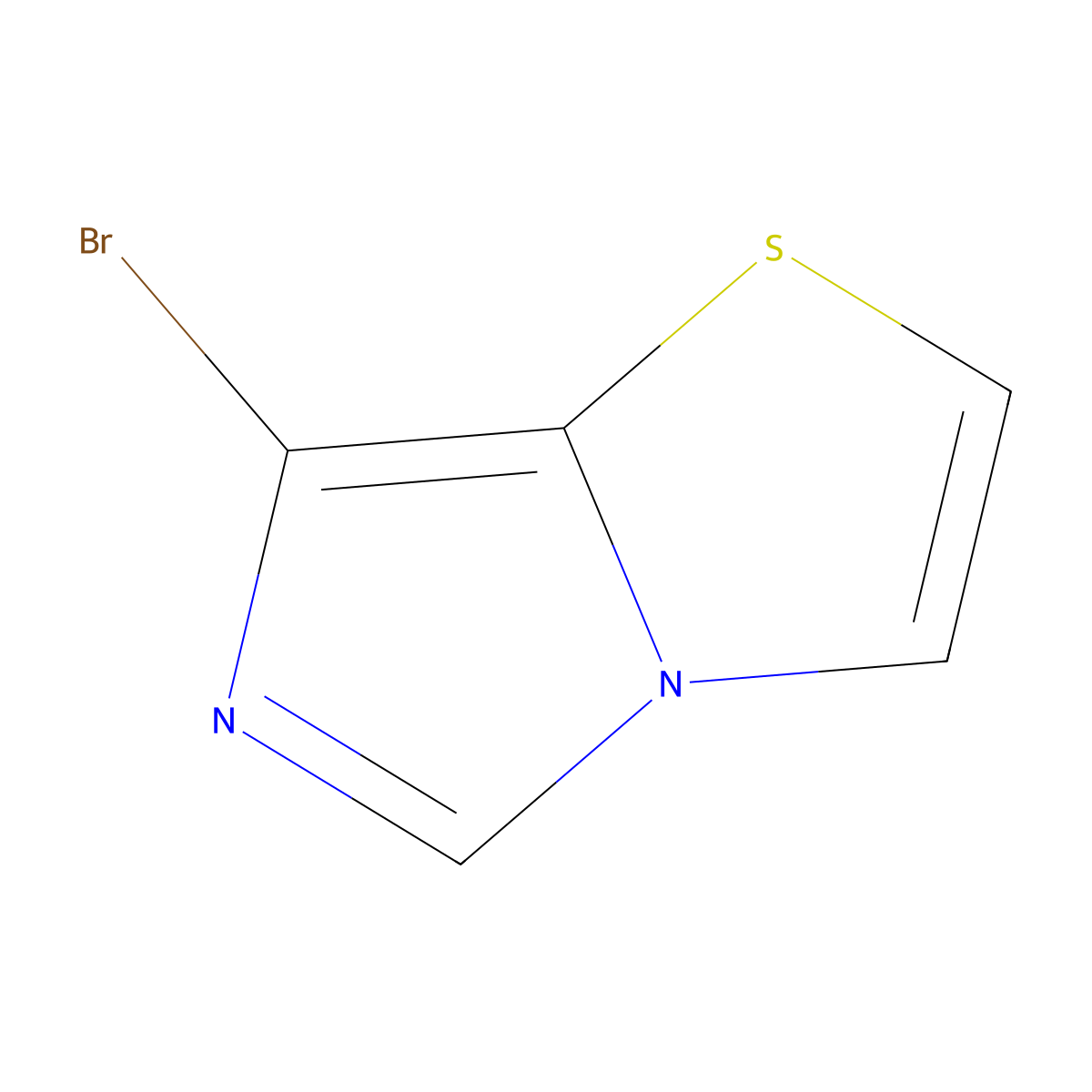 7-Bromoimidazo[4,3-b][1,3]thiazole molecular structure, CAS 208722-28-5