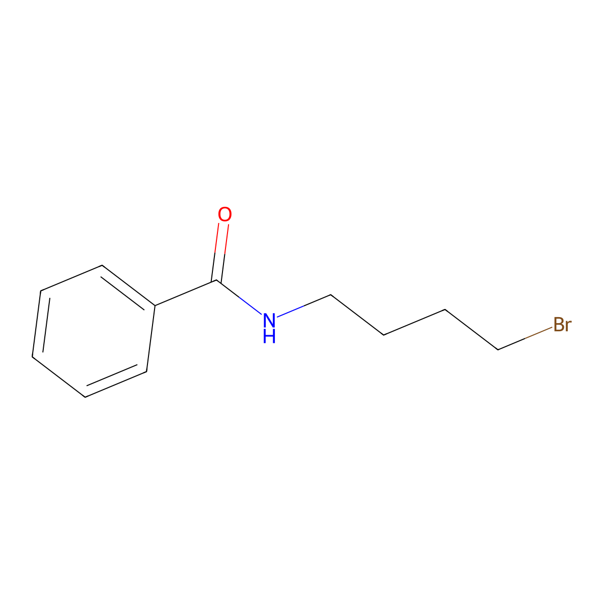 N-(4-bromobutyl)benzamide molecular structure, CAS 208724-67-8