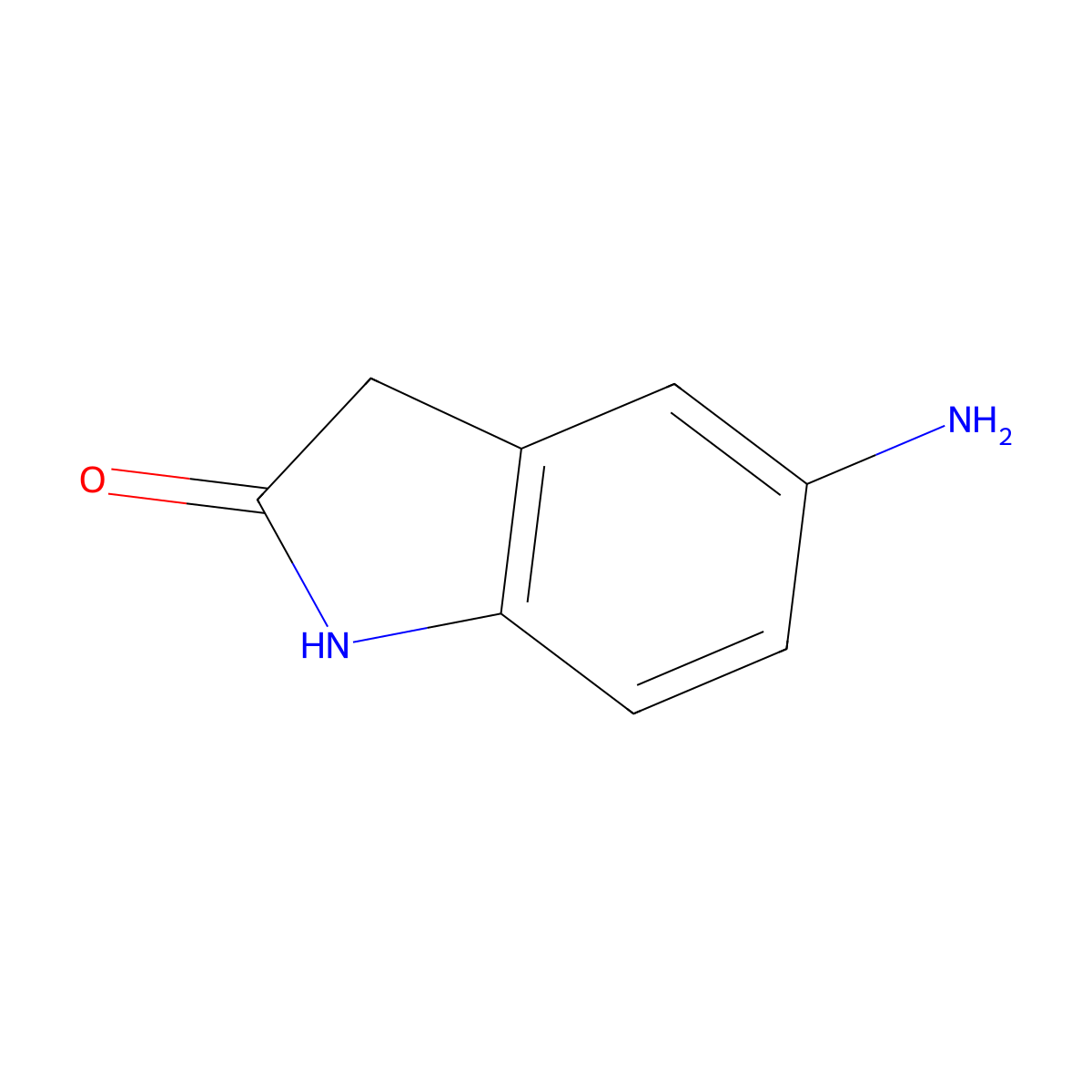 5-Amino-2-oxindole molecular structure, CAS 20876-36-2
