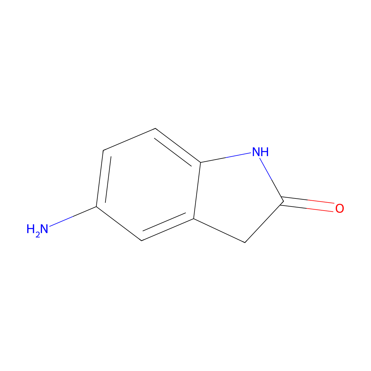 5-Amino-2-oxindole molecular structure, CAS 20876-36-2