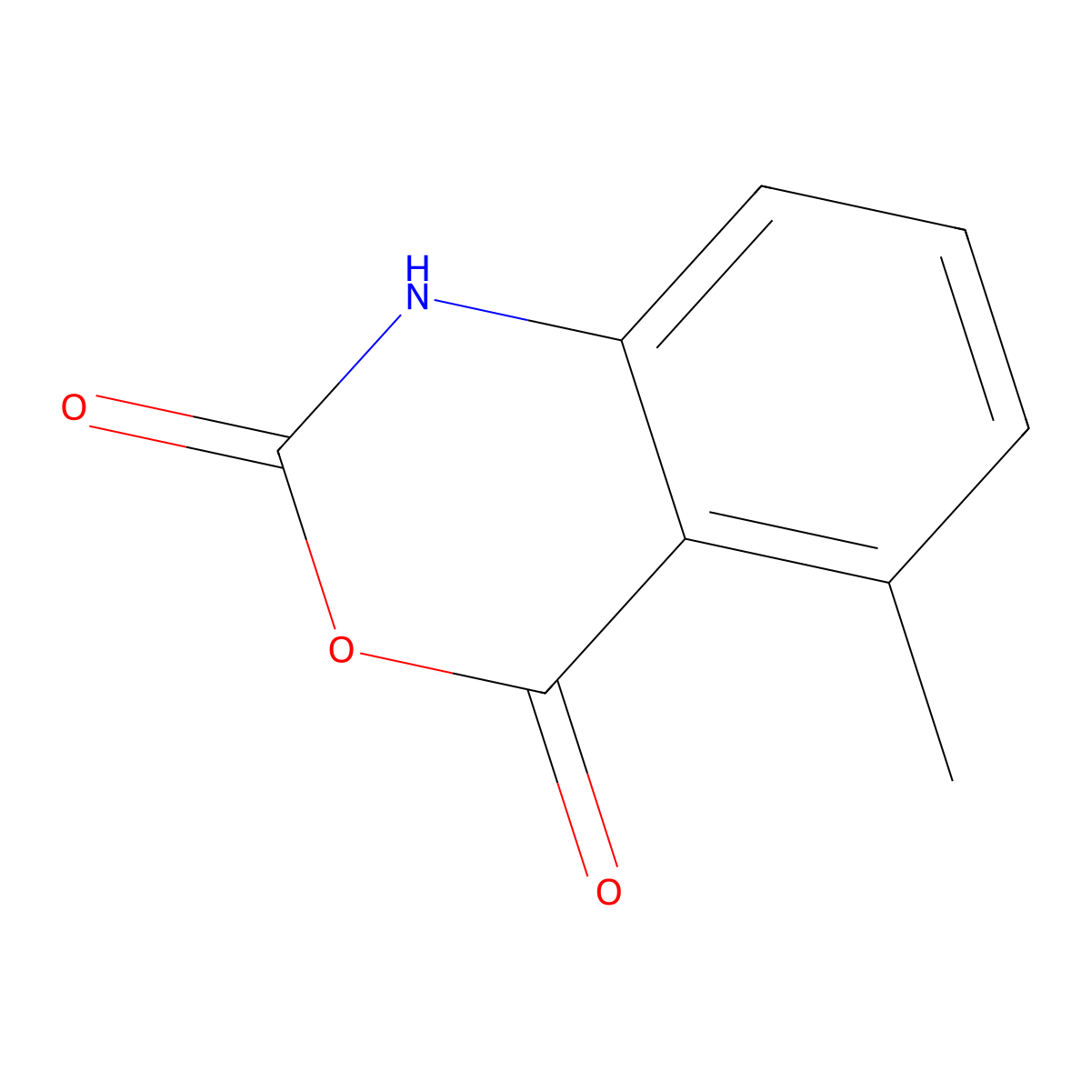 5-methyl-2,4-dihydro-1H-3,1-benzoxazine-2,4-dione molecular structure, CAS 20877-81-0