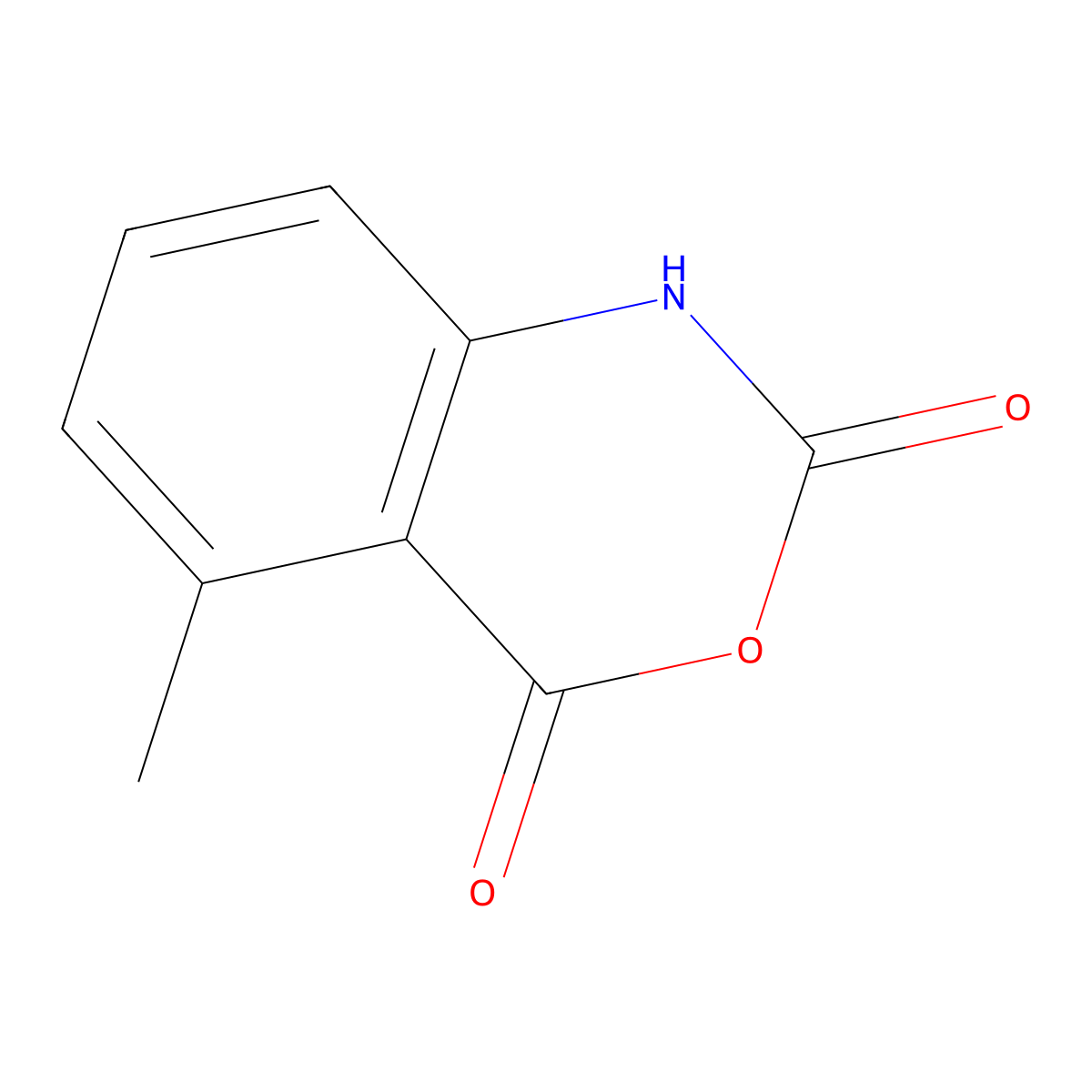 5-methyl-2,4-dihydro-1H-3,1-benzoxazine-2,4-dione molecular structure, CAS 20877-81-0