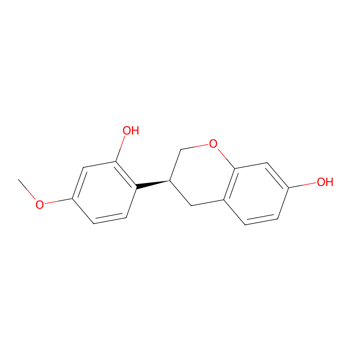(+)-Vestitol molecular structure, CAS 20879-05-4