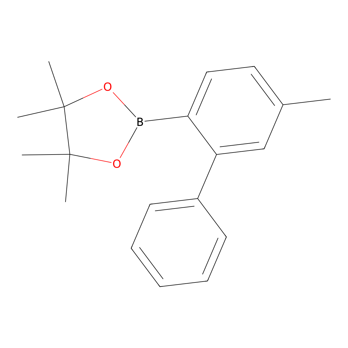 4,4,5,5-Tetramethyl-2-{5-methyl-[1,1'-biphenyl]-2-yl}-1,3,2-dioxaborolane molecular structure, CAS 2087999-72-0