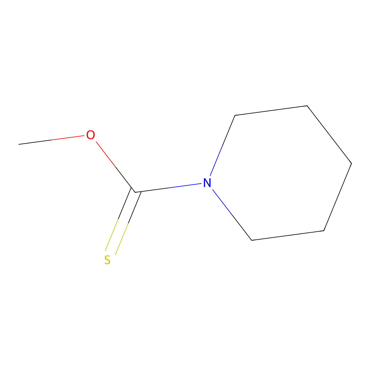 1-Piperidinecarbothioic acid, O-methyl ester molecular structure, CAS 2088051-23-2