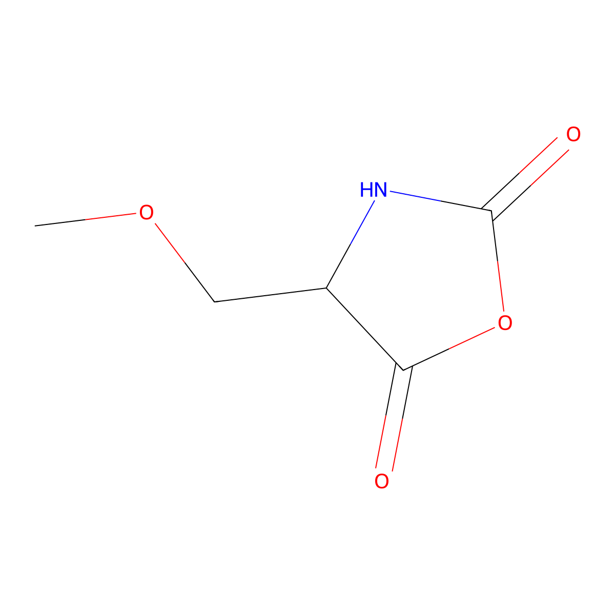 (S)-4-(Methoxymethyl)oxazolidine-2,5-dione molecular structure, CAS 2088239-31-8