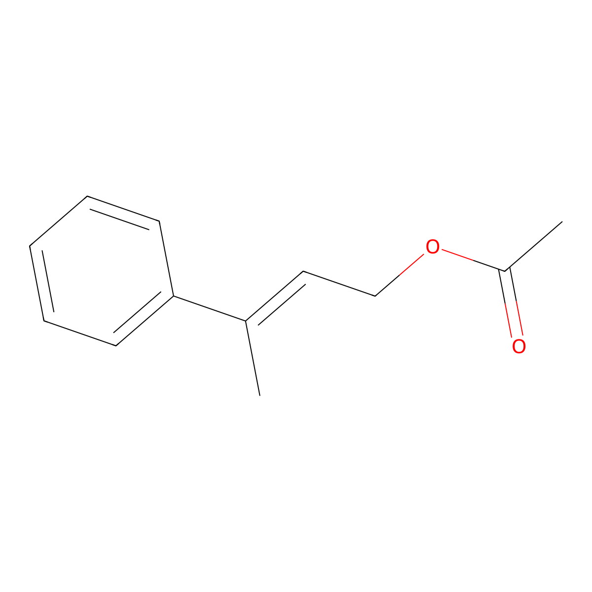 2-Buten-1-ol, 3-phenyl-, 1-acetate molecular structure, CAS 20883-16-3