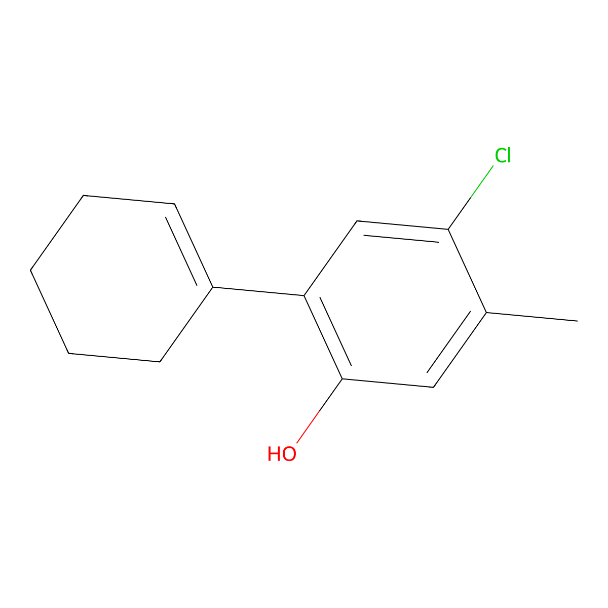 5-Chloro-4-methyl-2',3',4',5'-tetrahydro-[1,1'-biphenyl]-2-OL molecular structure, CAS 2088367-38-6