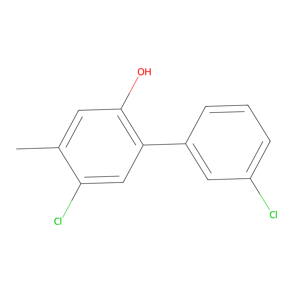 3',5-Dichloro-4-methyl-[1,1'-biphenyl]-2-OL molecular structure, CAS 2088367-61-5