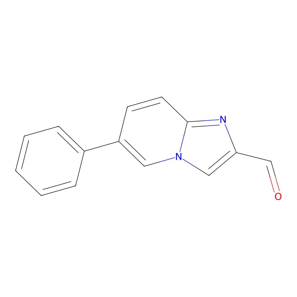 6-Phenylimidazo[1,2-a]pyridine-2-carbaldehyde molecular structure, CAS 2088516-86-1