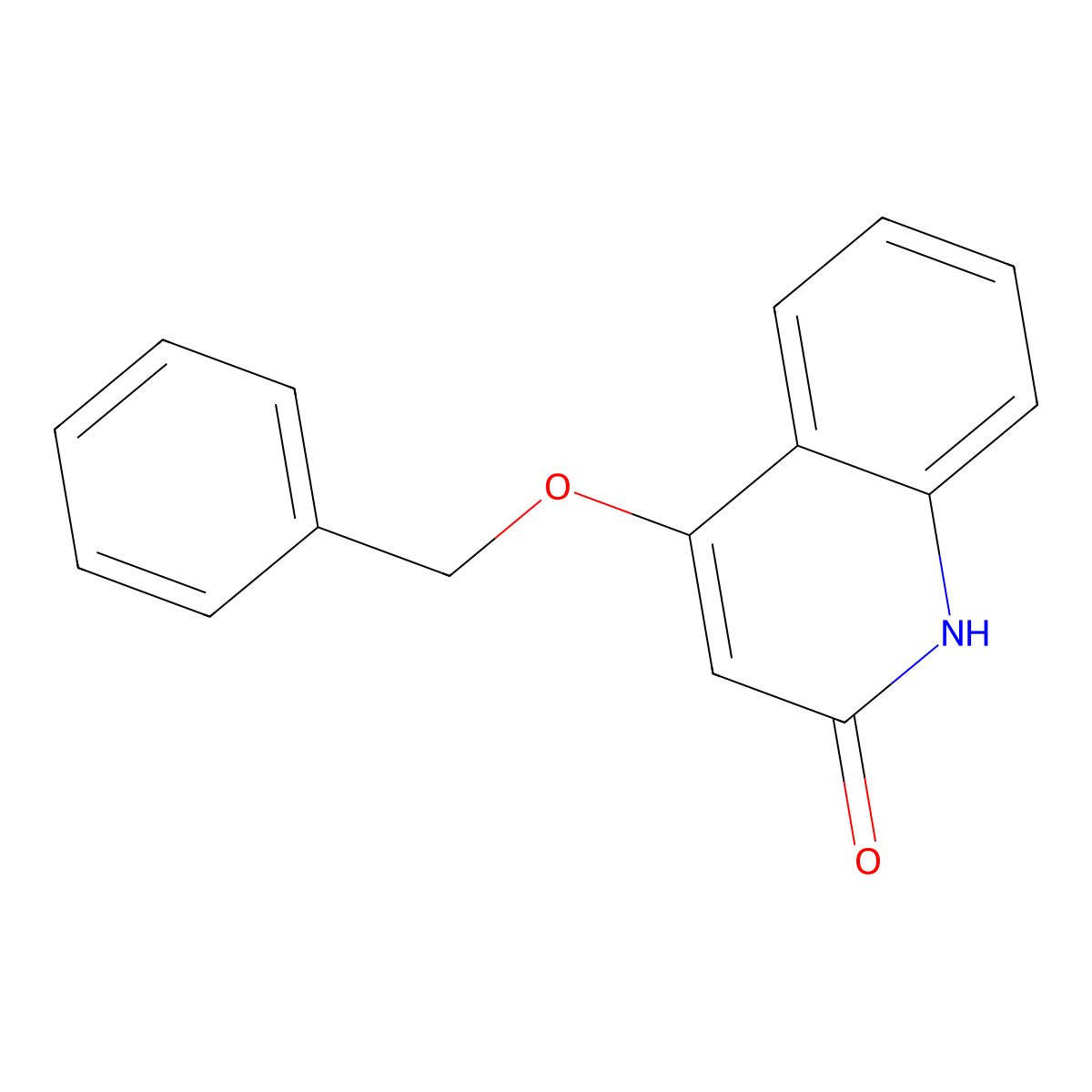 4-(benzyloxy)quinolin-2(1H)-one molecular structure, CAS 20886-09-3