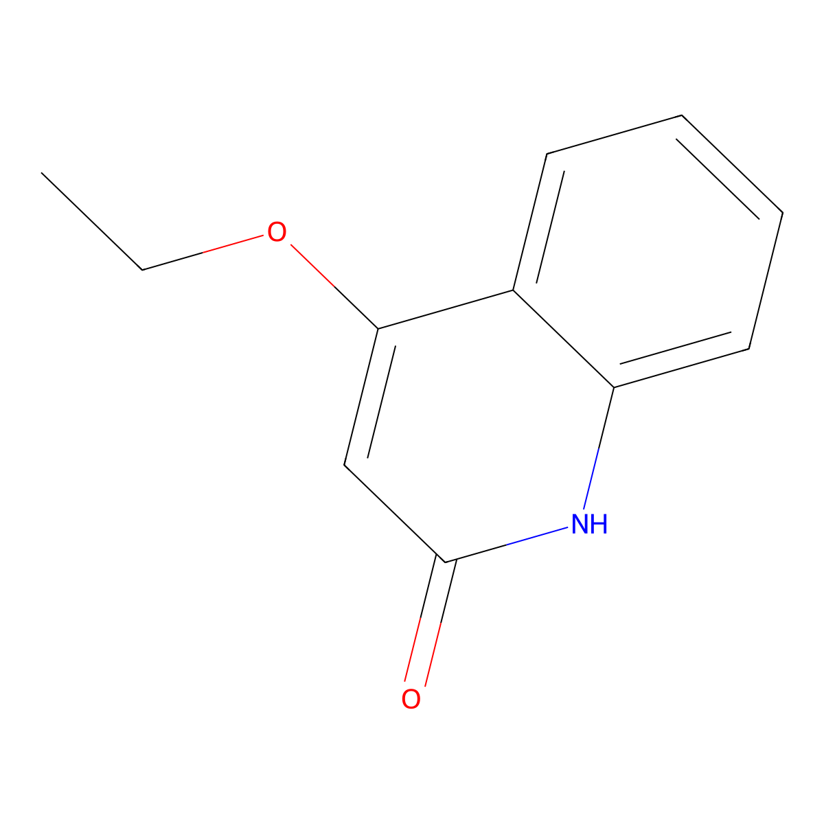 4-ethoxyquinolin-2(1H)-one molecular structure, CAS 20886-13-9