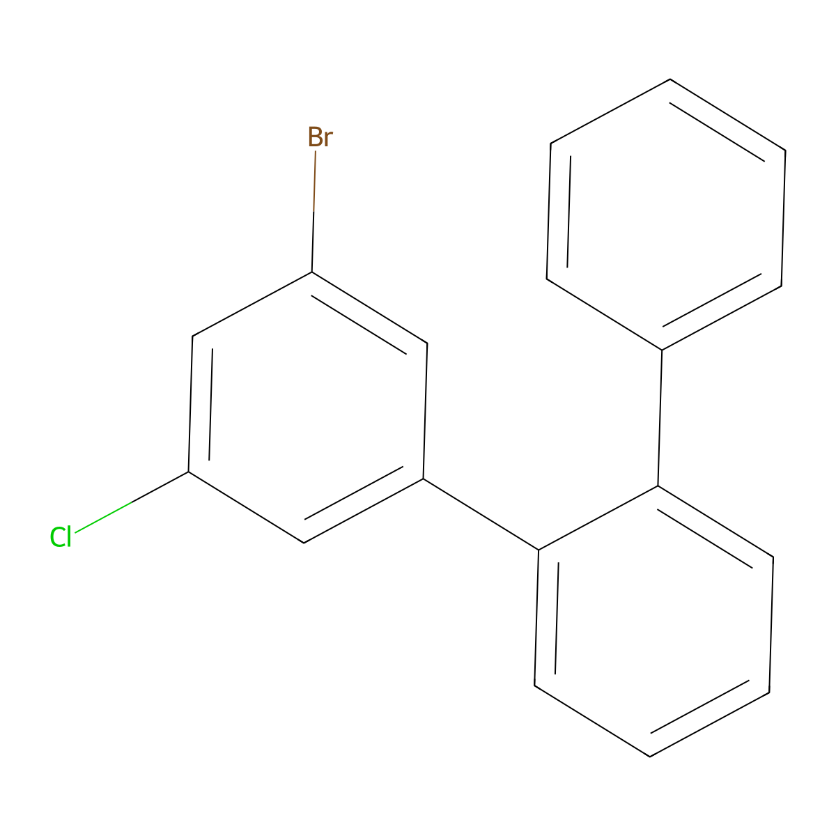 3-Bromo-5-chloro-1,1':2',1''-terphenyl molecular structure, CAS 2088645-80-9
