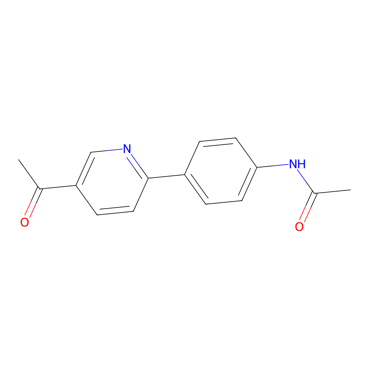 N-[4-(5-Acetyl-pyridin-2-yl)-phenyl]-acetamide molecular structure, CAS 2088941-84-6
