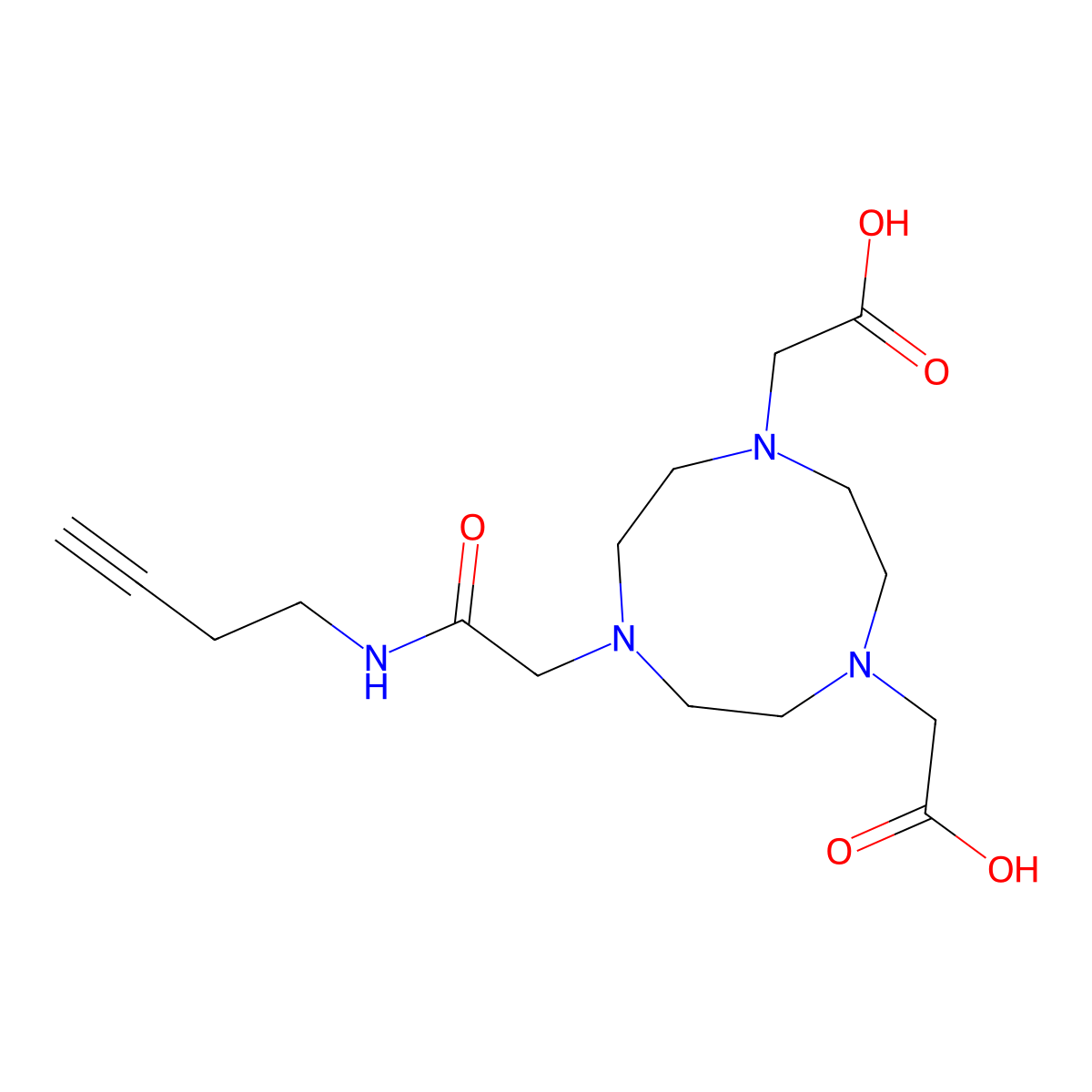 NO2A-Butyne molecular structure, CAS 2089035-56-1