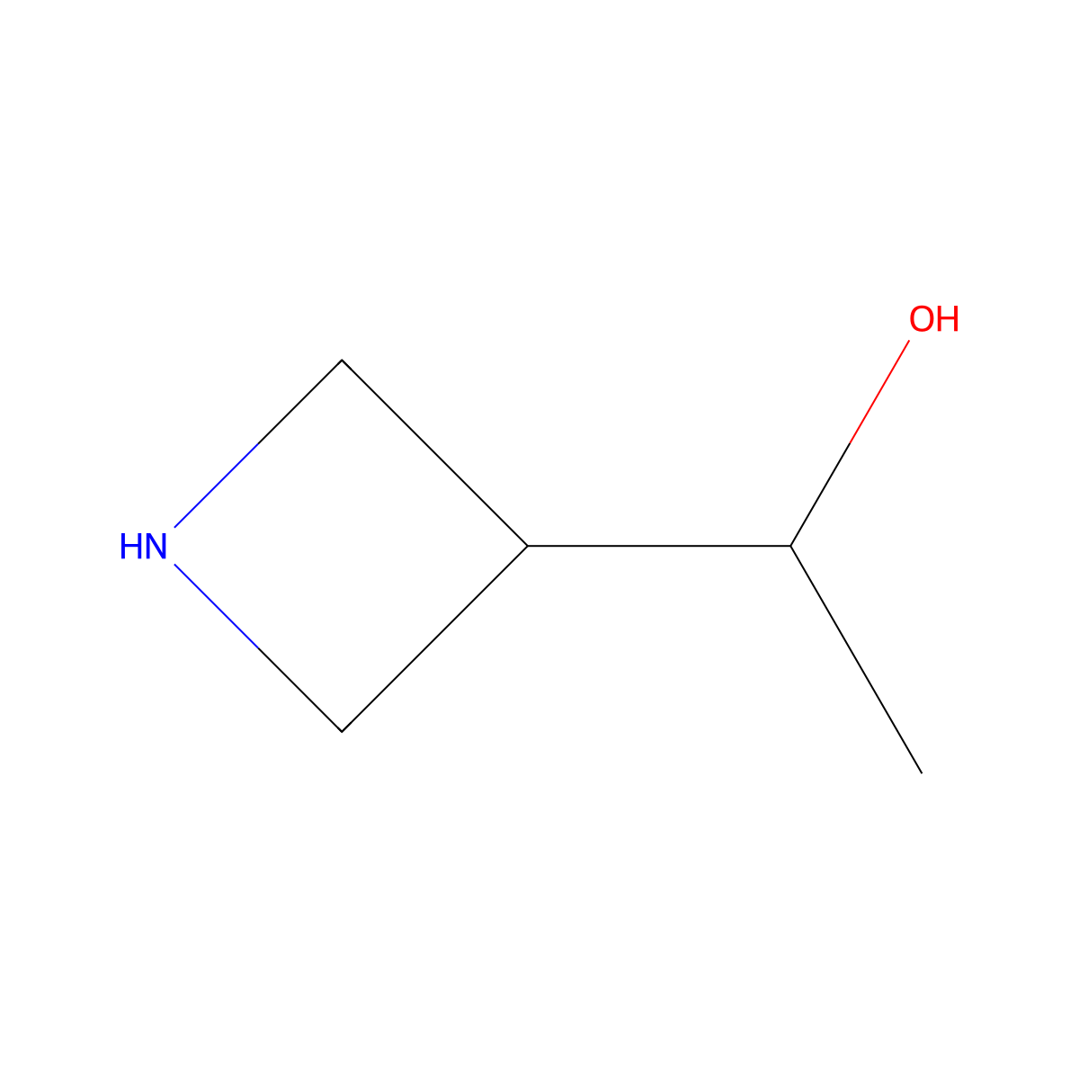 (1S)-1-(Azetidin-3-yl)ethan-1-ol molecular structure, CAS 2089246-45-5
