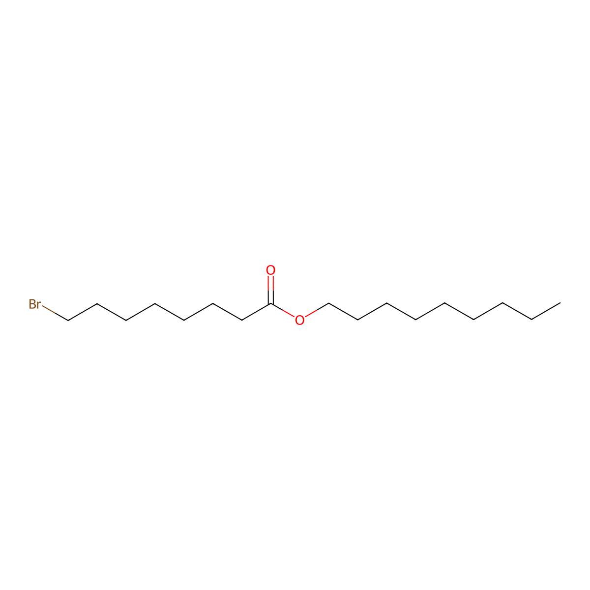 Nonyl 8-bromooctanoate molecular structure, CAS 2089253-38-1