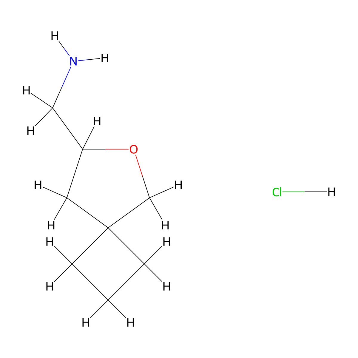 {6-Oxaspiro[3.4]octan-7-yl}methanamine hydrochloride molecular structure, CAS 2089255-01-4
