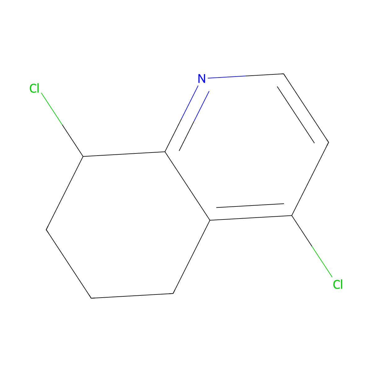 4,8-Dichloro-5,6,7,8-tetrahydroquinoline molecular structure, CAS 2089255-16-1