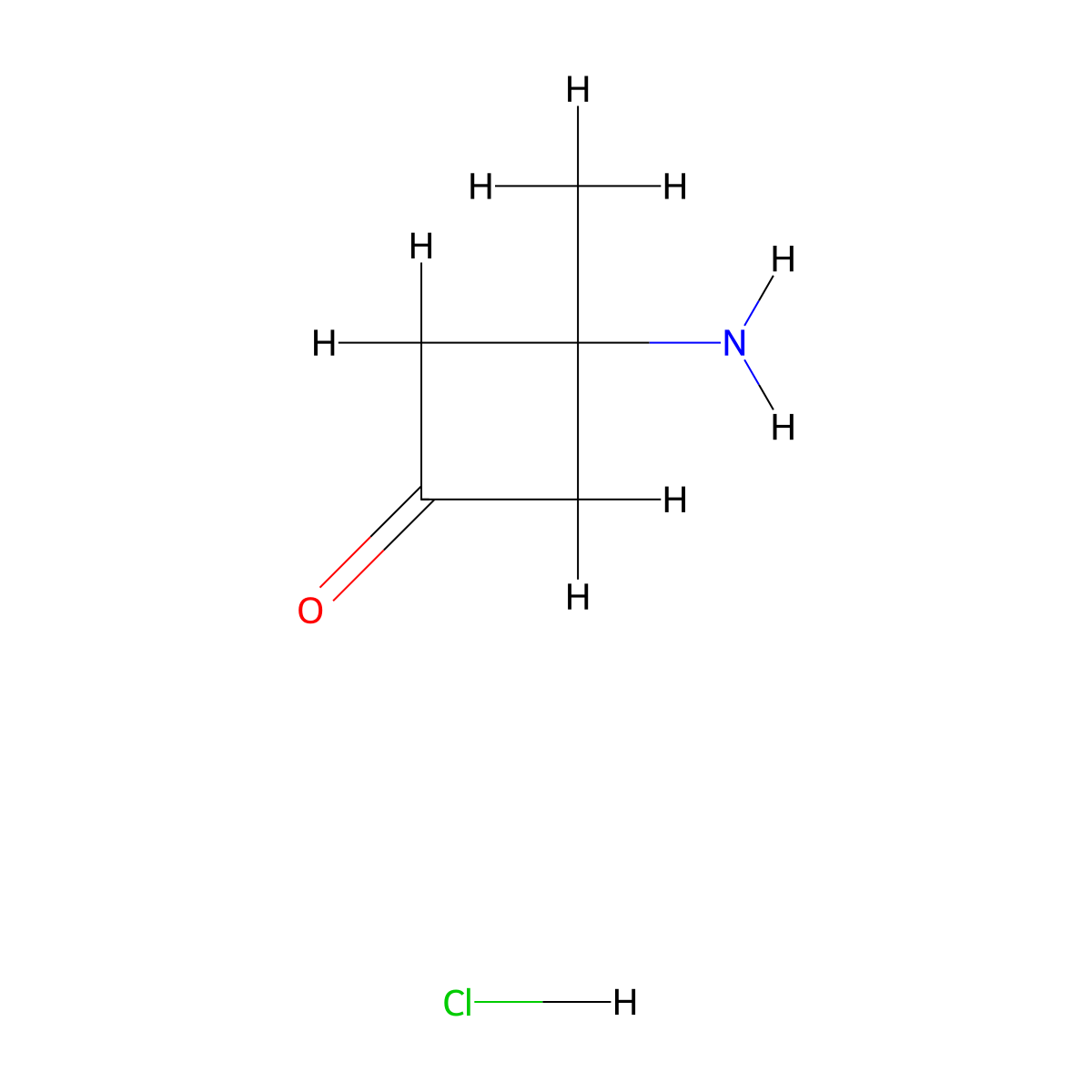 3-Amino-3-methylcyclobutan-1-one hydrochloride molecular structure, CAS 2089255-22-9