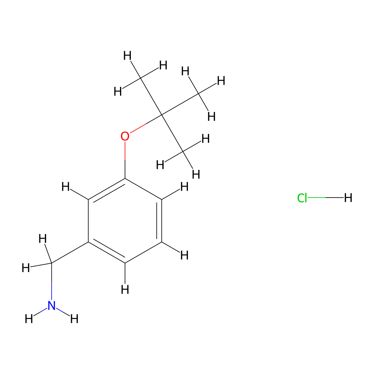 [3-(Tert-butoxy)phenyl]methanamine hydrochloride molecular structure, CAS 2089255-53-6
