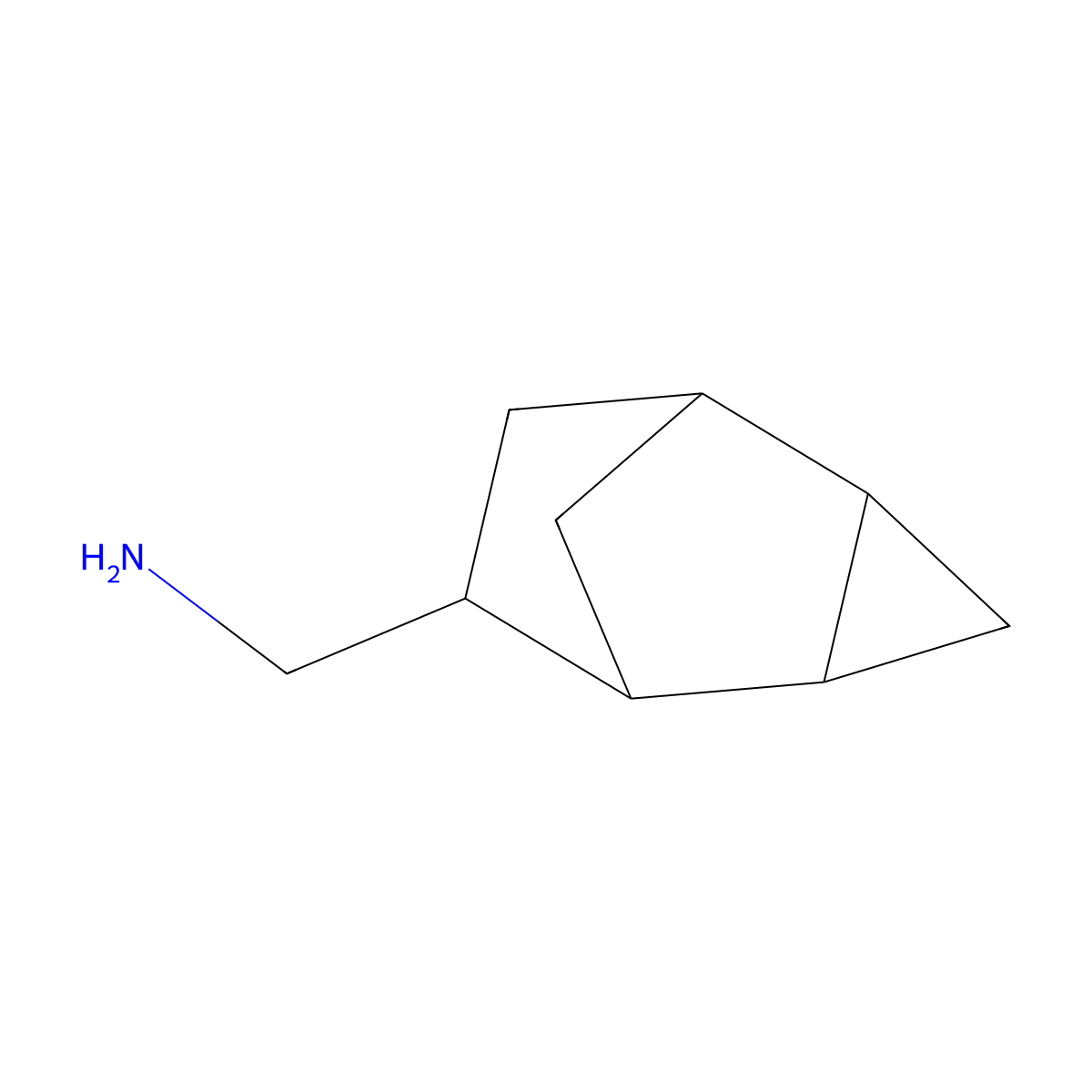 {Tricyclo[3.2.1.0,2,4]octan-6-yl}methanamine molecular structure, CAS 2089256-10-8