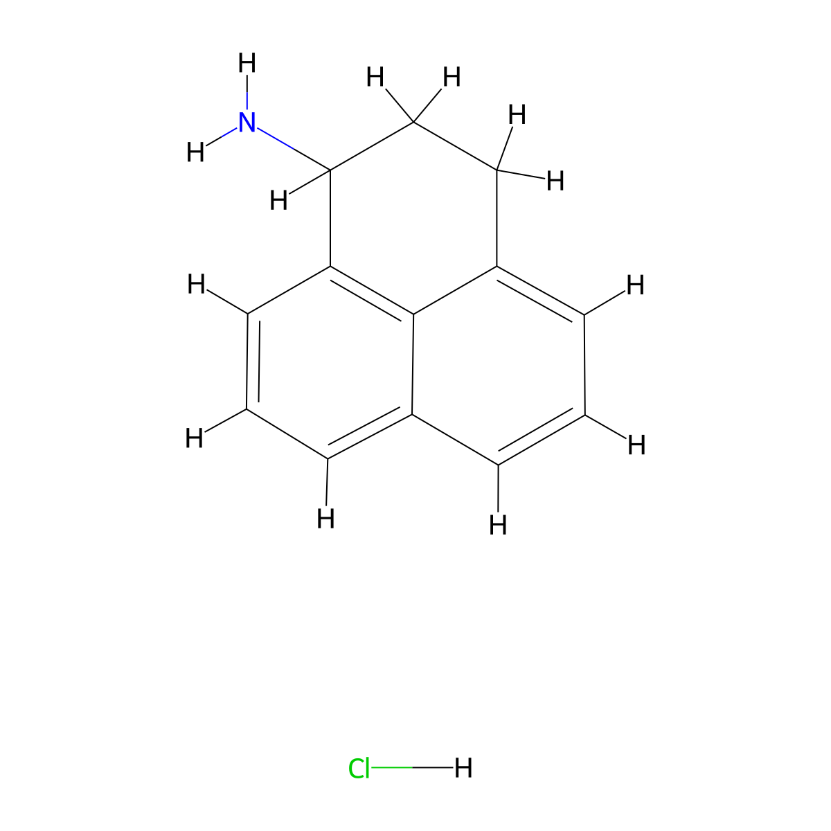 2,3-dihydro-1H-phenalen-1-amine hydrochloride molecular structure, CAS 2089257-06-5