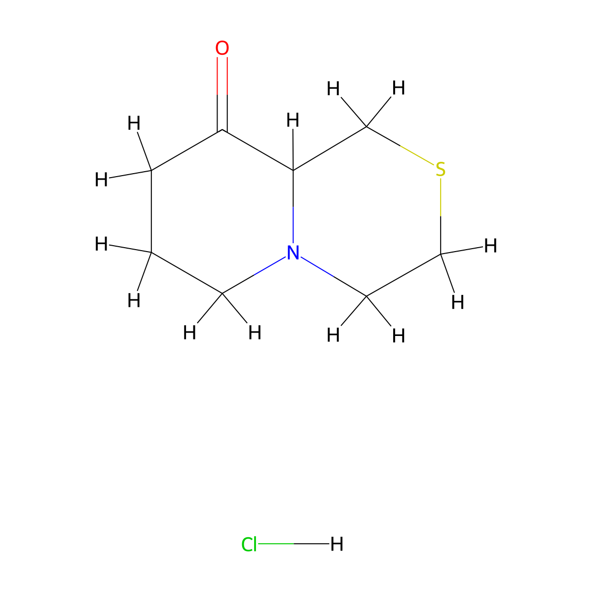 Octahydropyrido[2,1-c]thiomorpholin-9-one hydrochloride molecular structure, CAS 2089257-10-1