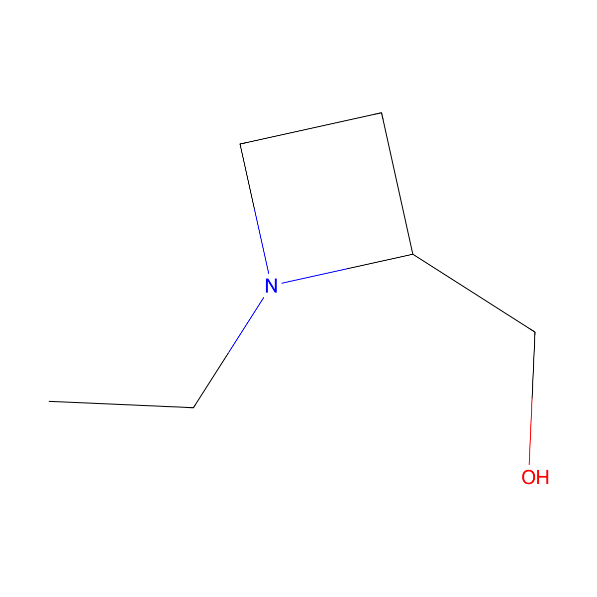 (1-Ethylazetidin-2-yl)methanol molecular structure, CAS 2089257-54-3