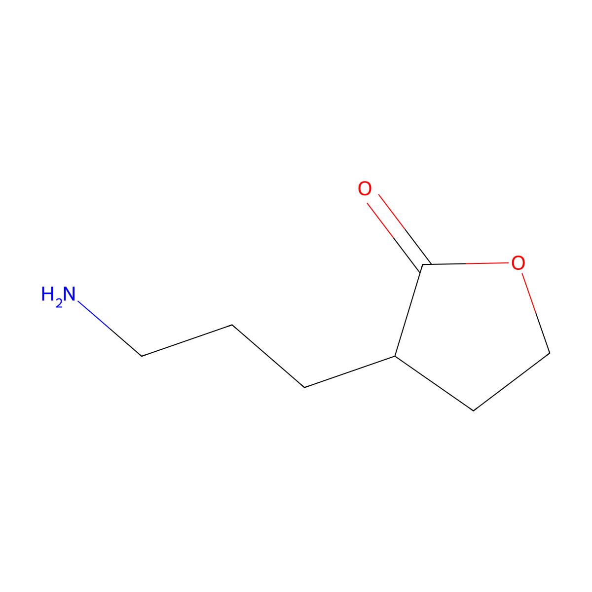 3-(3-Aminopropyl)oxolan-2-one molecular structure, CAS 2089257-90-7