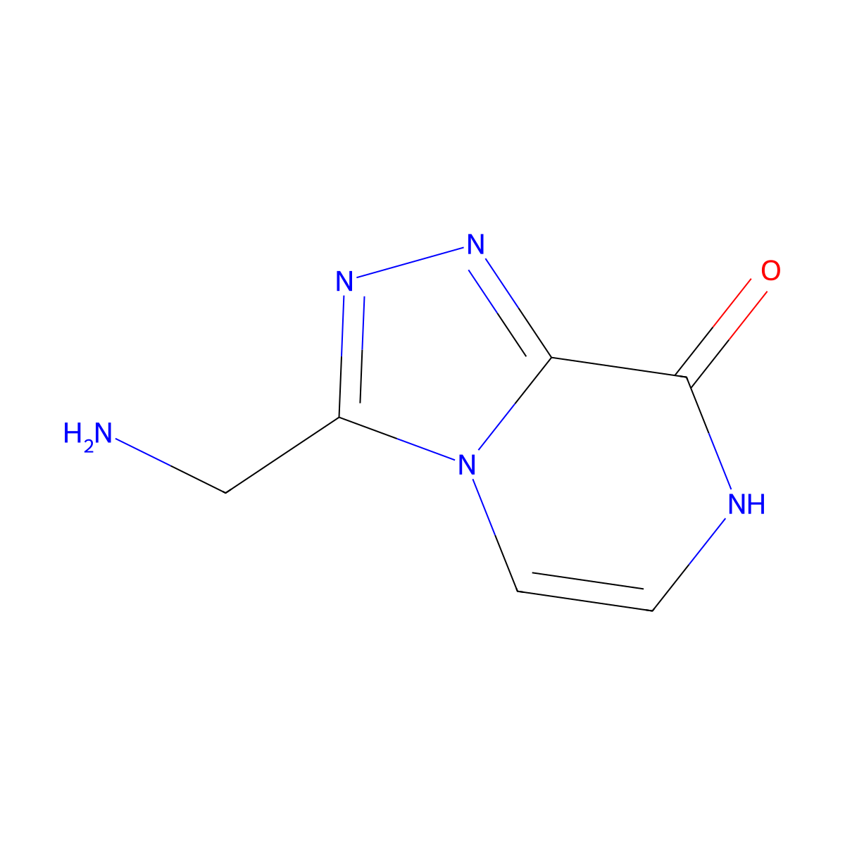 3-(Aminomethyl)-[1,2,4]triazolo[4,3-a]pyrazin-8-ol molecular structure, CAS 2089257-98-5