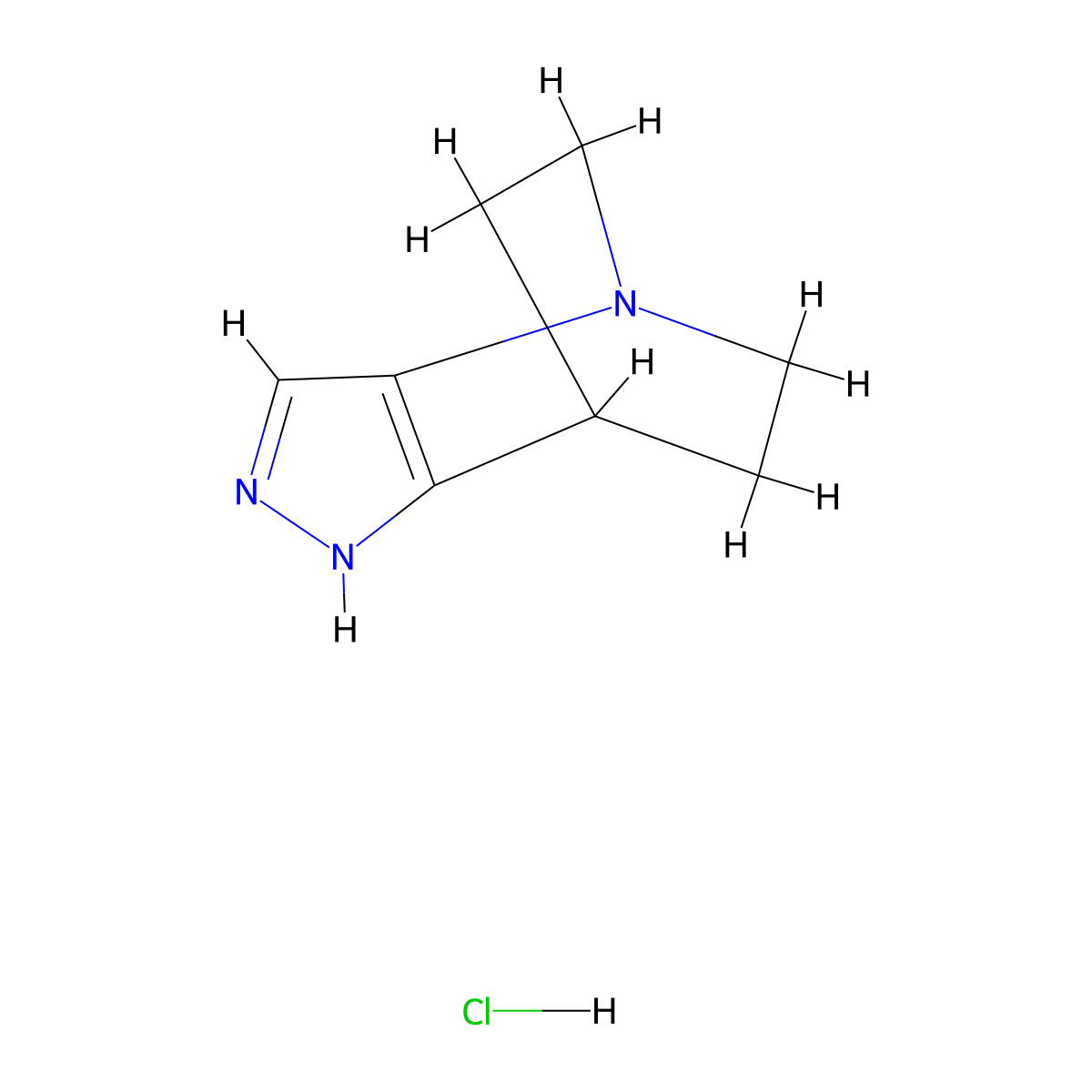 1,4,5-Triazatricyclo[5.2.2.0,2,6]undeca-2,5-diene hydrochloride molecular structure, CAS 2089258-31-9