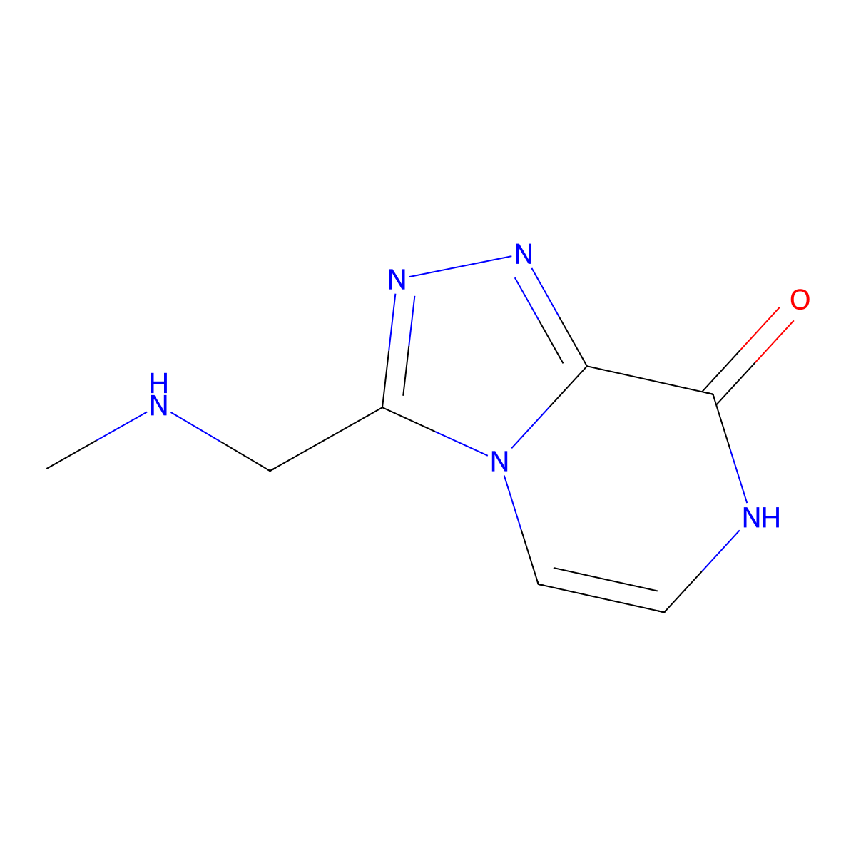3-[(Methylamino)methyl]-[1,2,4]triazolo[4,3-a]pyrazin-8-ol molecular structure, CAS 2089258-63-7