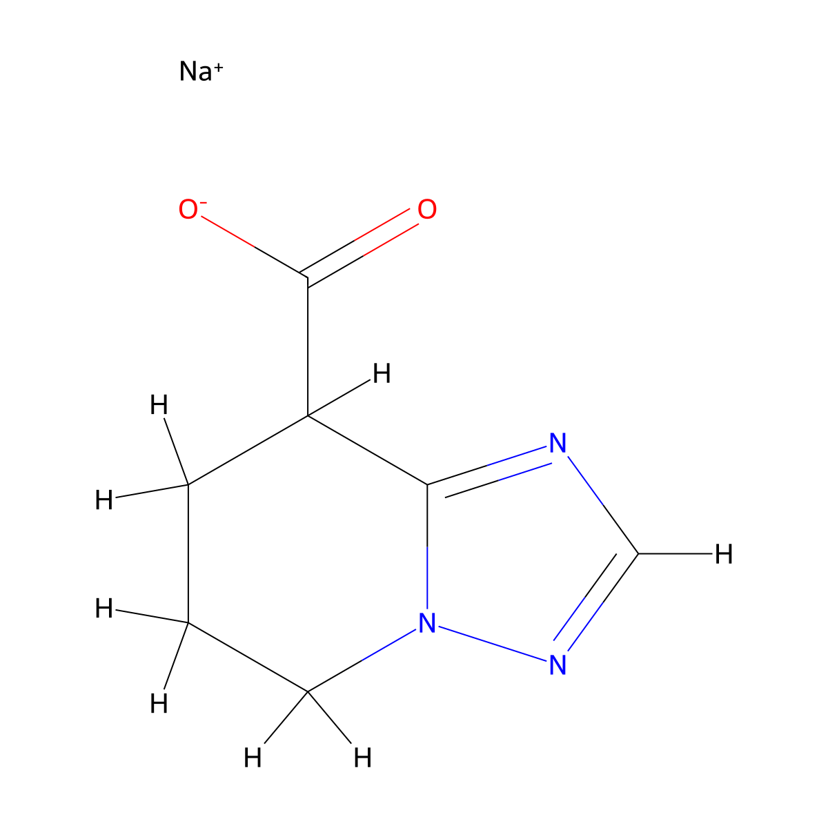 sodium 5H,6H,7H,8H-[1,2,4]triazolo[1,5-a]pyridine-8-carboxylate molecular structure, CAS 2089277-38-1