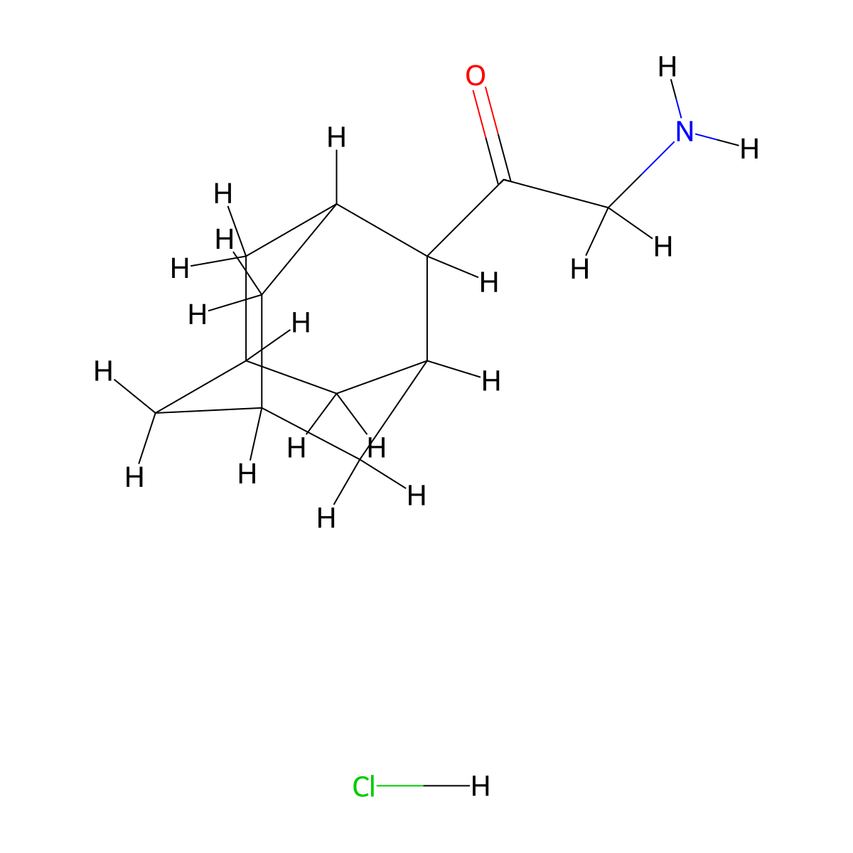 1-(Adamantan-2-yl)-2-aminoethan-1-one hydrochloride molecular structure, CAS 2089277-42-7