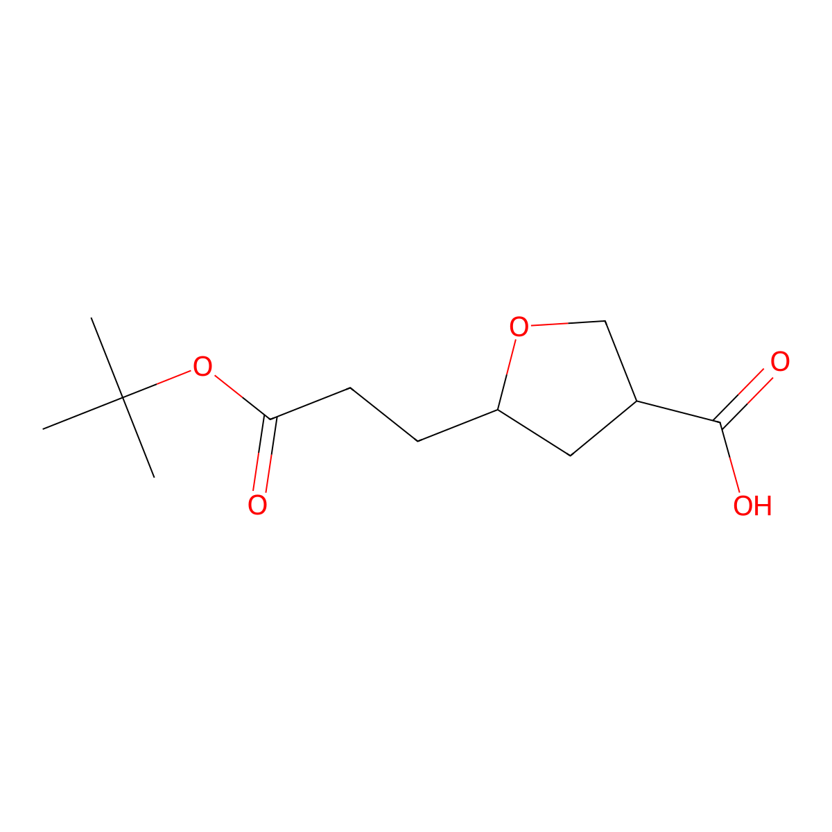 5-(3-(Tert-butoxy)-3-oxopropyl)oxolane-3-carboxylic acid molecular structure, CAS 2089277-53-0