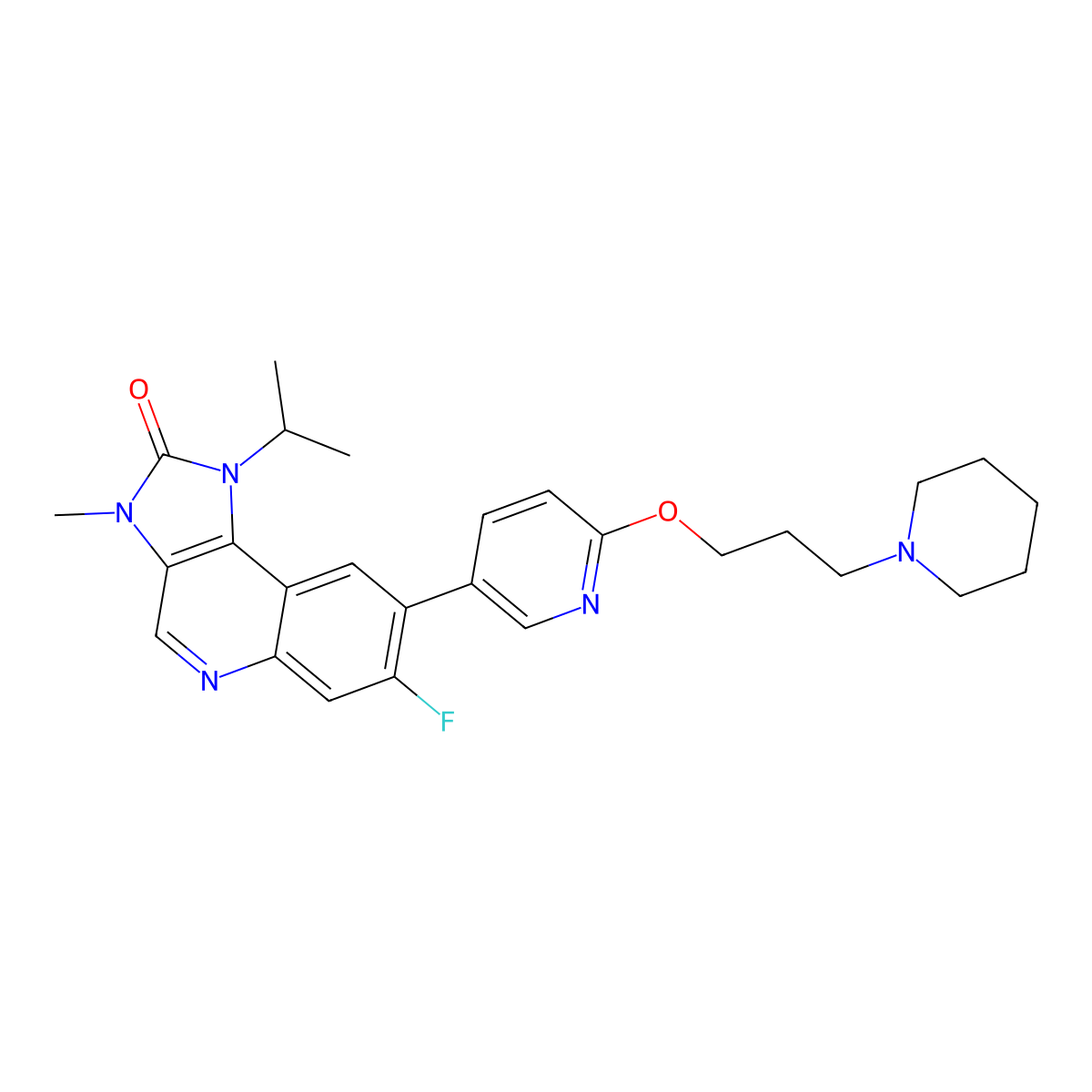 Azd-1390 molecular structure, CAS 2089288-03-7