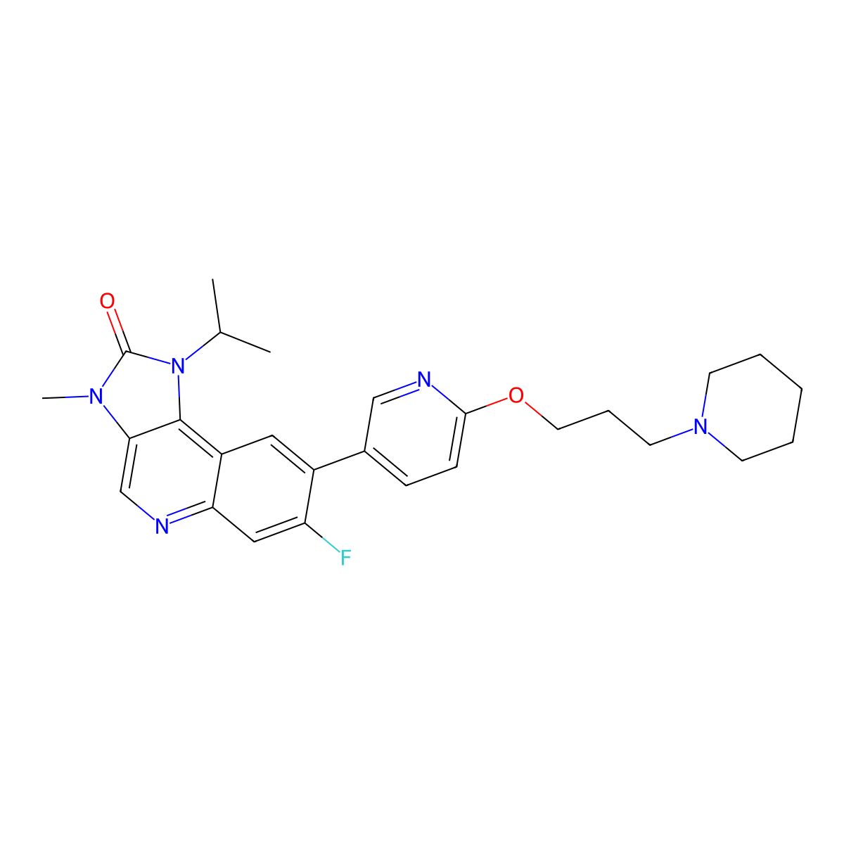 Azd-1390 molecular structure, CAS 2089288-03-7