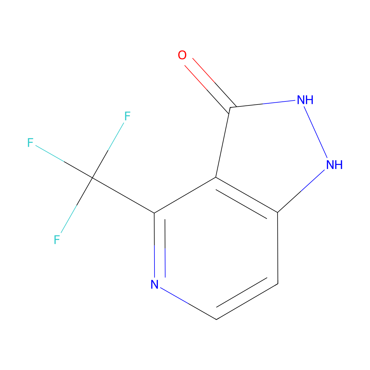 4-(Trifluoromethyl)-1H-pyrazolo[4,3-c]pyridin-3(2H)-one molecular structure, CAS 2089300-69-4