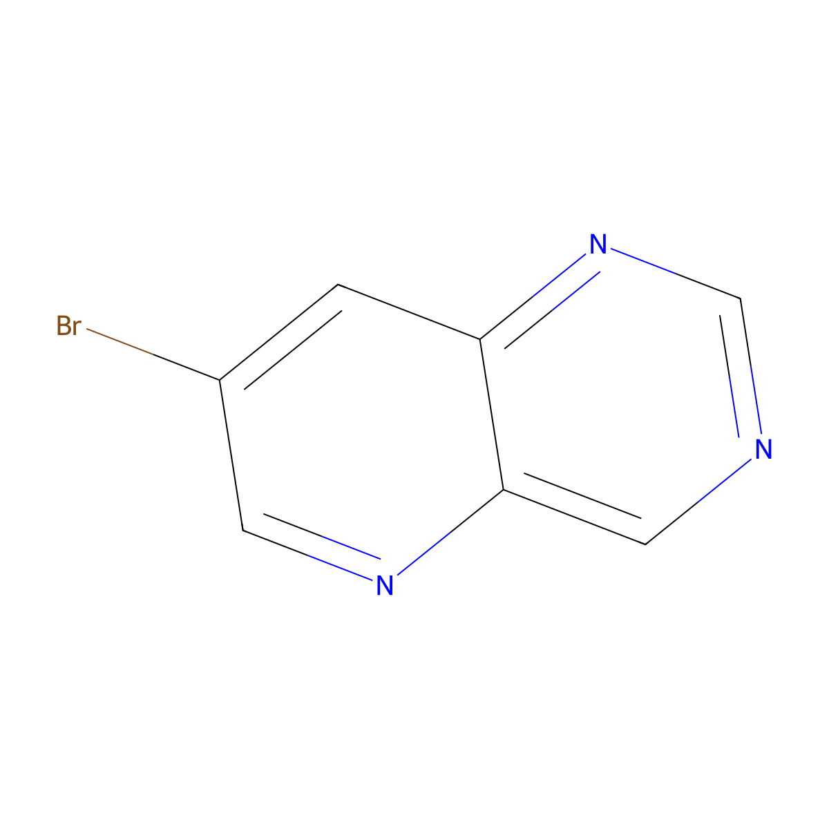 7-Bromopyrido[3,2-d]pyrimidine molecular structure, CAS 2089301-15-3