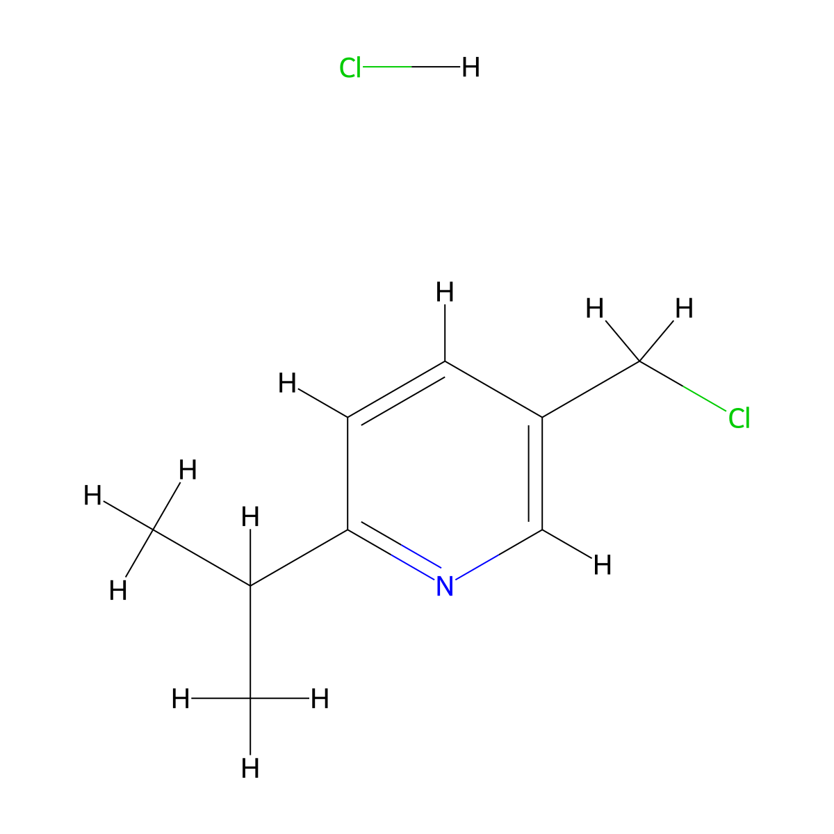 5-(Chloromethyl)-2-isopropylpyridine hydrochloride molecular structure, CAS 2089311-11-3