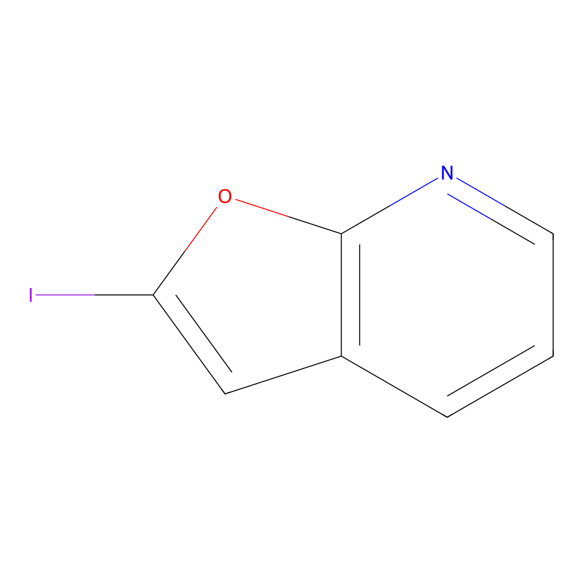 2-Iodofuro[2,3-b]pyridine molecular structure, CAS 2089315-43-3
