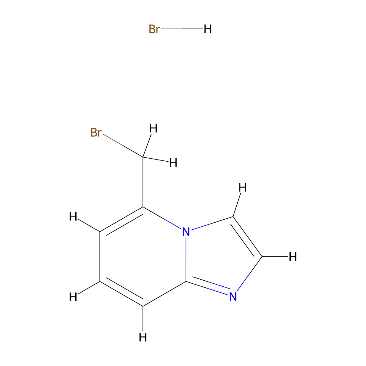 5-(Bromomethyl)imidazo[1,2-a]pyridine hydrobromide molecular structure, CAS 2089315-51-3