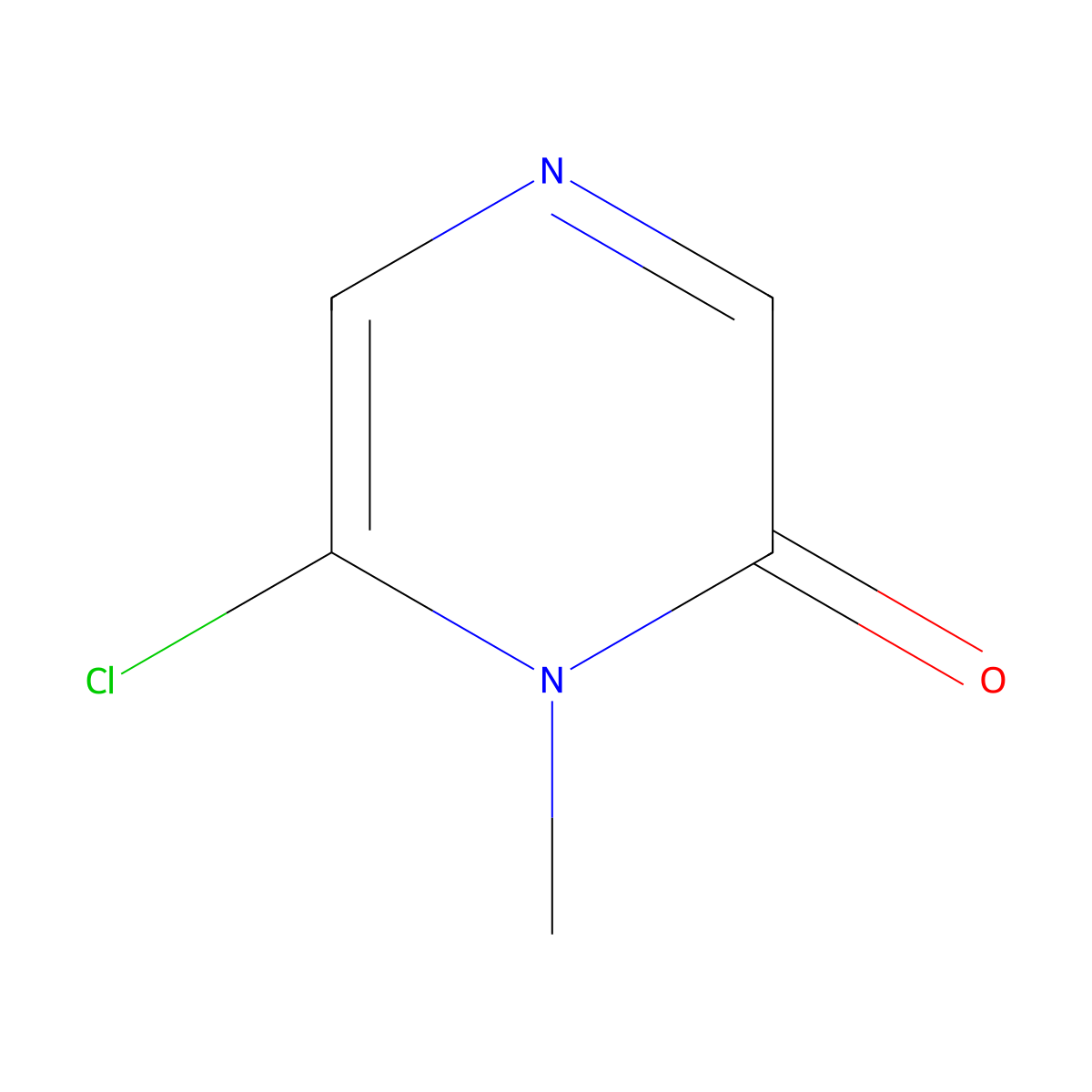6-Chloro-1-methylpyrazin-2(1H)-one molecular structure, CAS 2089316-48-1