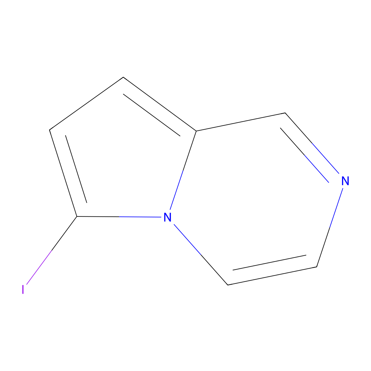6-Iodopyrrolo[1,2-a]pyrazine molecular structure, CAS 2089333-86-6